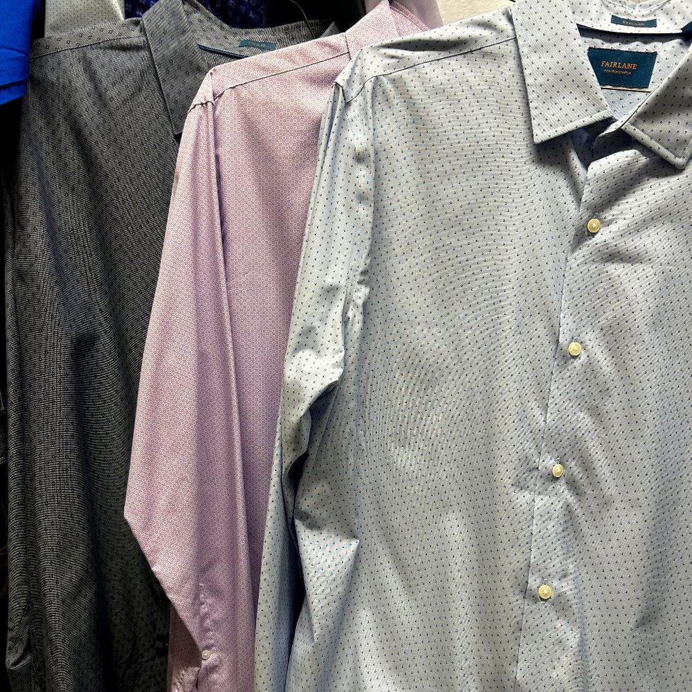 (3) Fairlane Men's Button Down Shirts